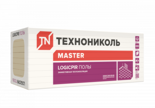 Утеплитель Технониколь LOGICPIR Полы L-кромка Г4 40х590х1190
