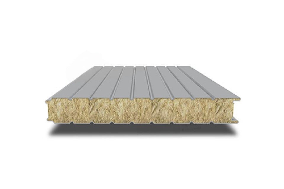 Сэндвич-панель без замков ППУ, 1000х150 мм, 0.5/0.5, Norman