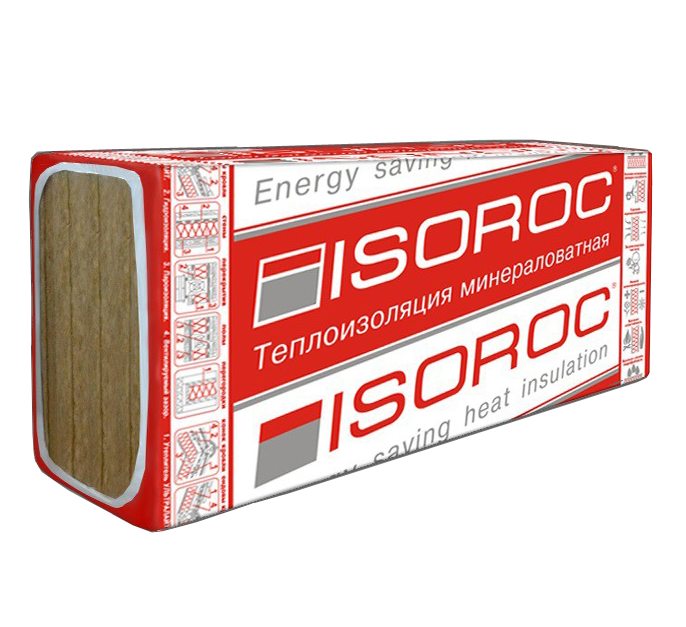 Утеплитель ISOROC Изолайт-ЛЮКС 1000х600х160 мм
