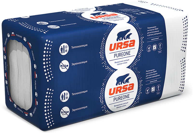 Утеплитель Ursa Pureone 34 PN 50х610х1250