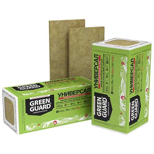 Базальтовая вата GreenGuard Универсал 50х600х1200