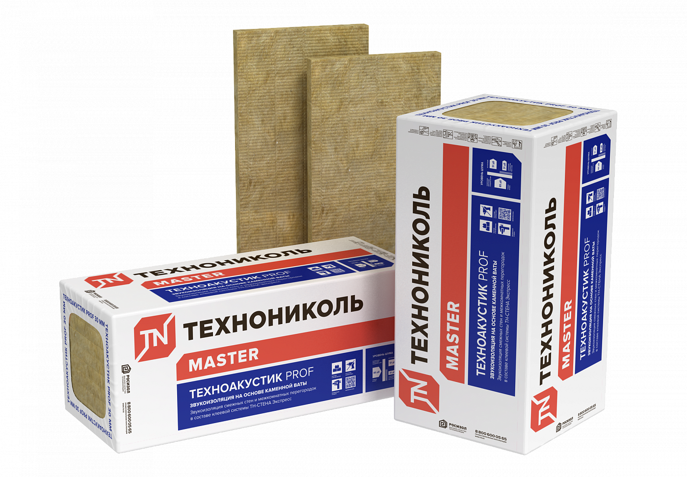 Звукоизоляция Техноакустик PROF 30х600х1200
